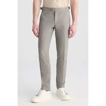 D's Damat Ds Damat Slim Fit Vizon Armürlü Kumaş Pantolon 5hf03kv21321m V01