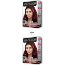 2X2 Tüp Krem Saç Boyası Seti Ateş Kızılı No:66.46