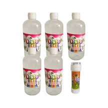 5 Adet Köpük Tabancası Yedek Baloncuk Solüsyonu 500 Ml + 1 Adet Küçük Köpük Baloncuk Oyuncağı