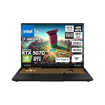 Asus Tuf Gaming F16 FX608JPR-QT002HMF63 i7-14650HX 32GB DDR5 1 TB SSD RTX5070 8GB GDDR7 16" WQXGA W11H Dizüstü Bilgisayar