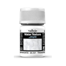 Vallejo 26591 30 Ml. Transparent Water, Diorama Su Dokusu Yapma Boyası-54305