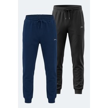 Slazenger Onıonıx 2 Li Set Erkek Eşofman Altı Siyah - Lacivert