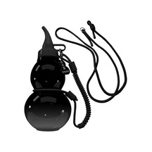 Suntek 800ml Çin Kabak Su Şişesi Spor Matarası Açık Siyah