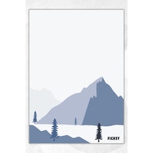 A5 Doğa Bloknot Çizgisiz Defter - 50 Yaprak - Memopad - Notepad - Not Defteri - Not Kağıdı Çok Renkli Çok Renkli