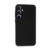 Newface - 191 - Samsung Galaxy Uyumlu A55 5g Kılıf Nano İçi Kadife Silikon - Csmo-tex - - Siyah Sıyah