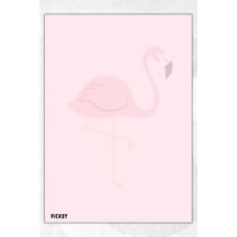 A5 Flamingo Bloknot Çizgisiz Defter - 50 Yaprak - Memopad - Notepad - Not Defteri - Not Kağıdı Çok Renkli Çok Renkli