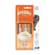 M-pets Creamy Yengeçli Ek Besin Ve Kedi Ödülü 4x15 Gr