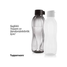 Tupperware Siyah Beyaz Şişe 1 Lt 0