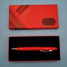 Kırmızı Tükenmez Kalem Touchpen Çok Renkli