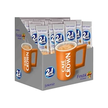 Cafe Crown 2'si 1 Arada Şekersiz Fındıklı Kahve 24 x 11 G