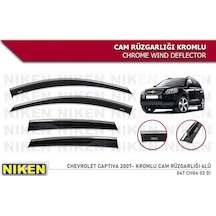 Chevrolet captiva cam rüzgarlığı kromlu niken 2007+