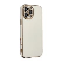 Ilkeshop Newface Apple iPhone Uyumlu 16 Pro Max Kılıf Volet Silikon - Beyaz
