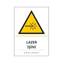 Hastane Lazer Işını Pvc Isg Levha 21x30cm