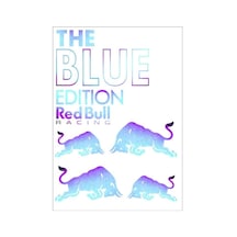 A4 Hologram Sticker 140 Blue Tek Paket Sticker Siyah