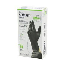 Reflex Slimfit Glove Kod-032 Muayene Eldiven 100'lu Siyah Pudrasız