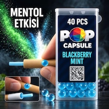 Kutu Aplikatörlü Karadut Aromalı 40'lı Mentol Topu