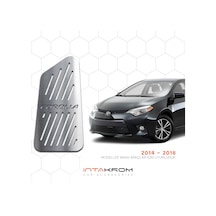 intakrom Toyota Corolla Uyumlu Krom Ayak Dinlendirme Pedalı -2014 - 2019