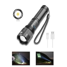 Peakstar Ps-1600 3000 Lümen Süper Parlak Led Zoomlu 5 Mod Su Geçi Siyah