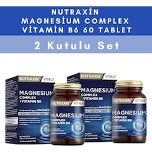 Magnesium Complex Vitamin B6 60 Tablet - 2 Kutulu Set