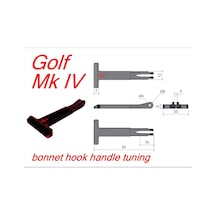 Golf Mk4 Kaput Açma Mandalı Kolu