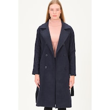 Dewberry Bayan Palto Z6765 Lacivert