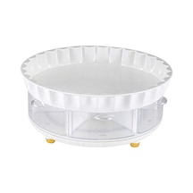 Suntek Lazy Susans 360 Rotasyonlu Şifonyer Kiler Dolabı Için