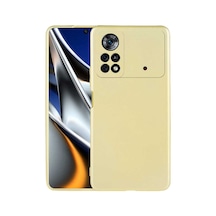 Zore Poco M4 Pro 4g Kılıf Nvth Premier Silikon Kapak - Gold
