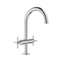Grohe Atrio Lavabo Bataryası, 1/2" L-Boyut - 21144000 Gümüş