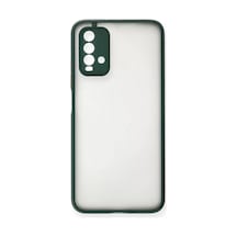 Redmi 9t Kılıf Montreal Silikon Kapak - Yeşil Diğer