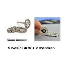 Mermer Zımpara Aşındırma Cam Taş Granit Kesme 22 Mm 5 Adet Elmas