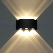 He-006 Dekoratif Çift Taraf Duvar Aydınlatma Led Aplik Duvar Lambası Modern Aplik Iç Dış Mekan