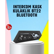 Bt22 Motosiklet Kask İçi Bluetooth Kulaklık İnterkom Destekli 69816397