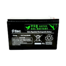 Ttec 12v 7ah Türkiyede İlk Jel Tipi Bakımsız Akü