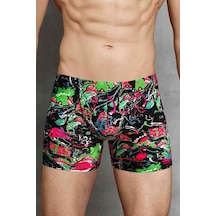 Doreanse Erkek Modal Renkli Baskılı Normal Paça Torbalı Boxer 182