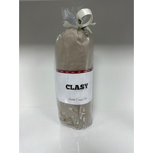 Clasy Ranforce Lastikli Çarşaf Seti Tek Kişilik Açık Kahve