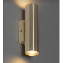 Mylights Demet Habek Panasonic Gunisigi Led Ampullü Çift Yonlu İnox Led Aplik Duvar Aplik Gece Lambası Gri - Gümüş