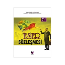 Adalet Yayınevi - Eser Sözleşmesi - Yaşar Engin Selimoğlu