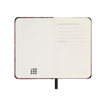 Sınırlı Üretim Profesyonel İpek Defter, Sert Kapak, Xs 6,3 Cm X 10,8 Cm , Düz, Bordo, 176 Sayfa Çok Renkli