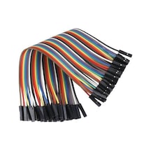 Wozlo 10cm Ayrılabilen Jumper Kablo 40 Pin Dişi - Dişi Dupont Kablo Breadboard Kablo