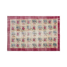 El Dokuması Vintage Yün-pamuk Retro Halı 18386 192 X 284 Cm Çok Renkli