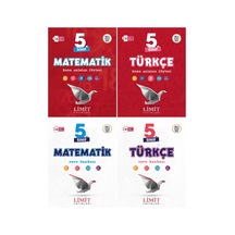 Limit 2025 5. Sınıf Matematik + Türkçe Konu Anlatım + Soru Seti 4 Kitap Güncel Müfredat