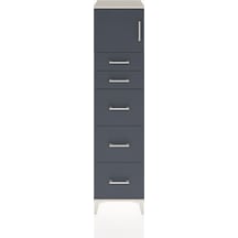 Hyperion Dolap Tek Raflı 5 Çekmeceli Tek Kapaklı 44x44x182 Ay... Aytaşı