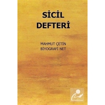 Sicil Defteri / Mahmut Çetin 9789758204182
