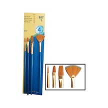 Sentetik Fırça Seti Academy Dove 4 Lü Fırça Seti 1 Paket N11.3506