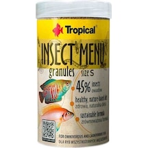 Tropical Insect Menü Granül Size S Böcek Özlü Balık Yemi 250 Ml