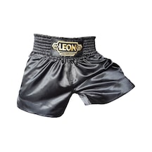 Leon Ground Kick Boks ve Muay Thai Şortu Siyah BYL1006 Siyah