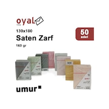 Oyal 13x18 160gr 50li Altın Saten Zarf