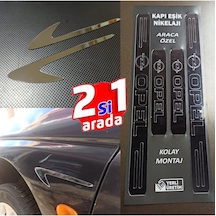 Opel Astra H Kapı Eşiği Set + Çamurluk Vent Krom Görsel
