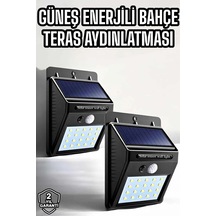 Hubrendy Tekno Solar Güneş Enerji Panelli Sensörlü Lamba Enerji Tasarruflu