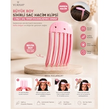 Büyük Boy Sihirli Saç Hacim Veren Klips Aparatı 6 Dişli / Hair Volume Clip/ Saç Tepesi Dolgunlaştırıcı Aparatı 0